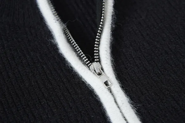 Stone Island Knit Cardigan Black with White Trim Outerwear.cardigan - 8