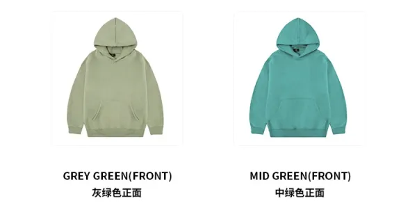 Design Oversized Hoodie and Sweatpants Set Sage Green Casual Set - 90