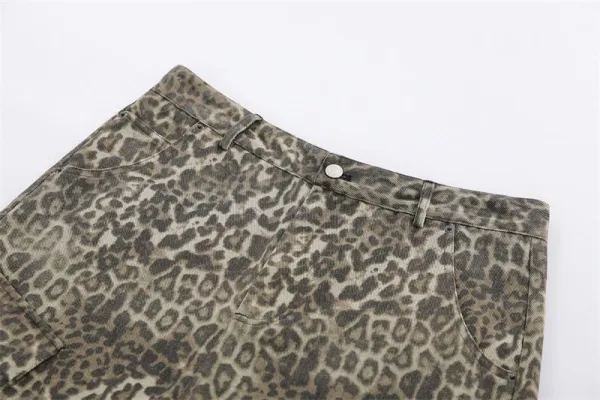 New Balance 990v6 Beige Leopard Cargo Shorts Set - 12