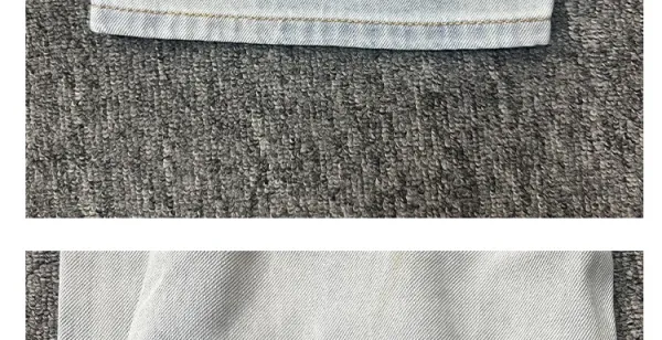 Design Wide-Leg Distressed Light Wash Jeans - 30