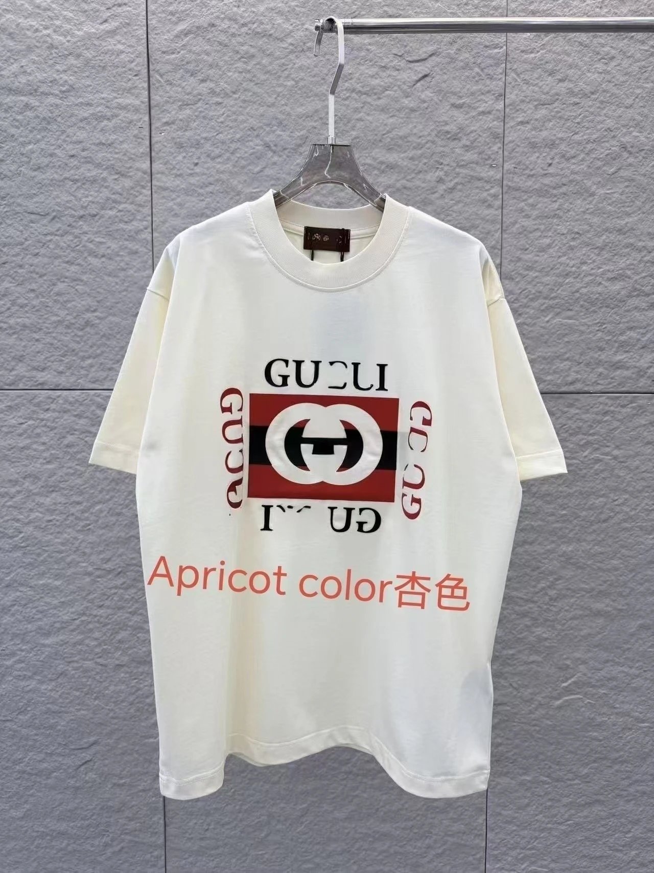 Gucci Graphic Print Oversized T-Shirt Navy - 19
