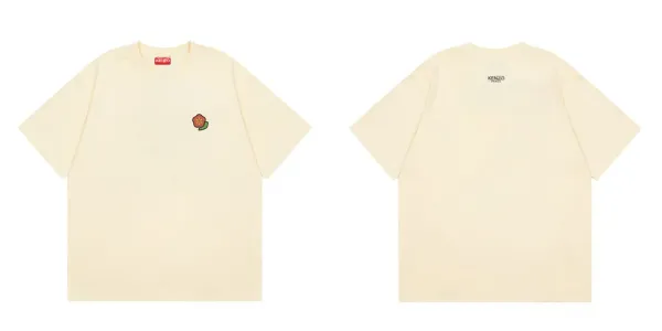 Kenzo Flower Embroidery Black T-Shirt - 8