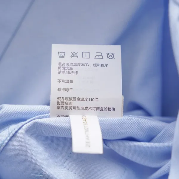 Off-White V-Logo Short-Sleeve Shirt Light Blue - 7