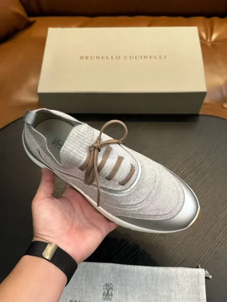 Design Brunello Cucinelli Chunky Sneaker Black Gold Sneakers Chunky Sneakers - 19