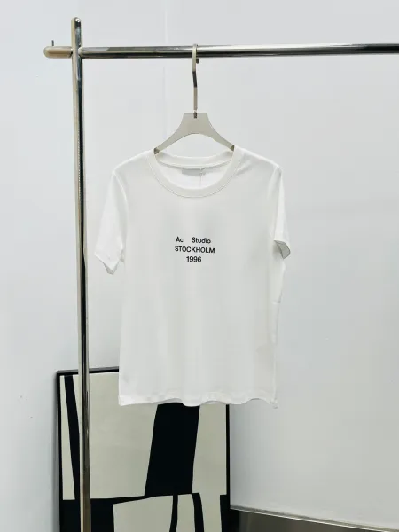 Acne Studios Stockholm 1996 Logo T-Shirt White - 3