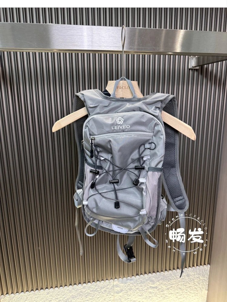 Design LEIVEO Lightweight Hiking Backpack Gray Backpacks