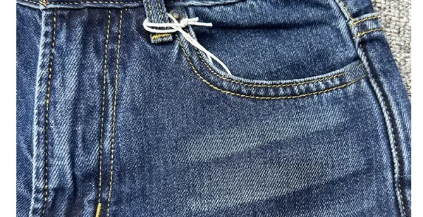 Design High-Waisted Wide-Leg Denim Shorts Navy - 13