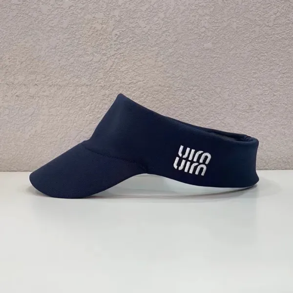 Design WIN WIN Visor Cap Navy Blue Hats - 3