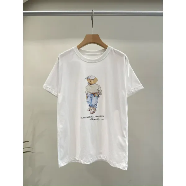 Polo Ralph Lauren Polo Bear Graphic White T-Shirt - 1