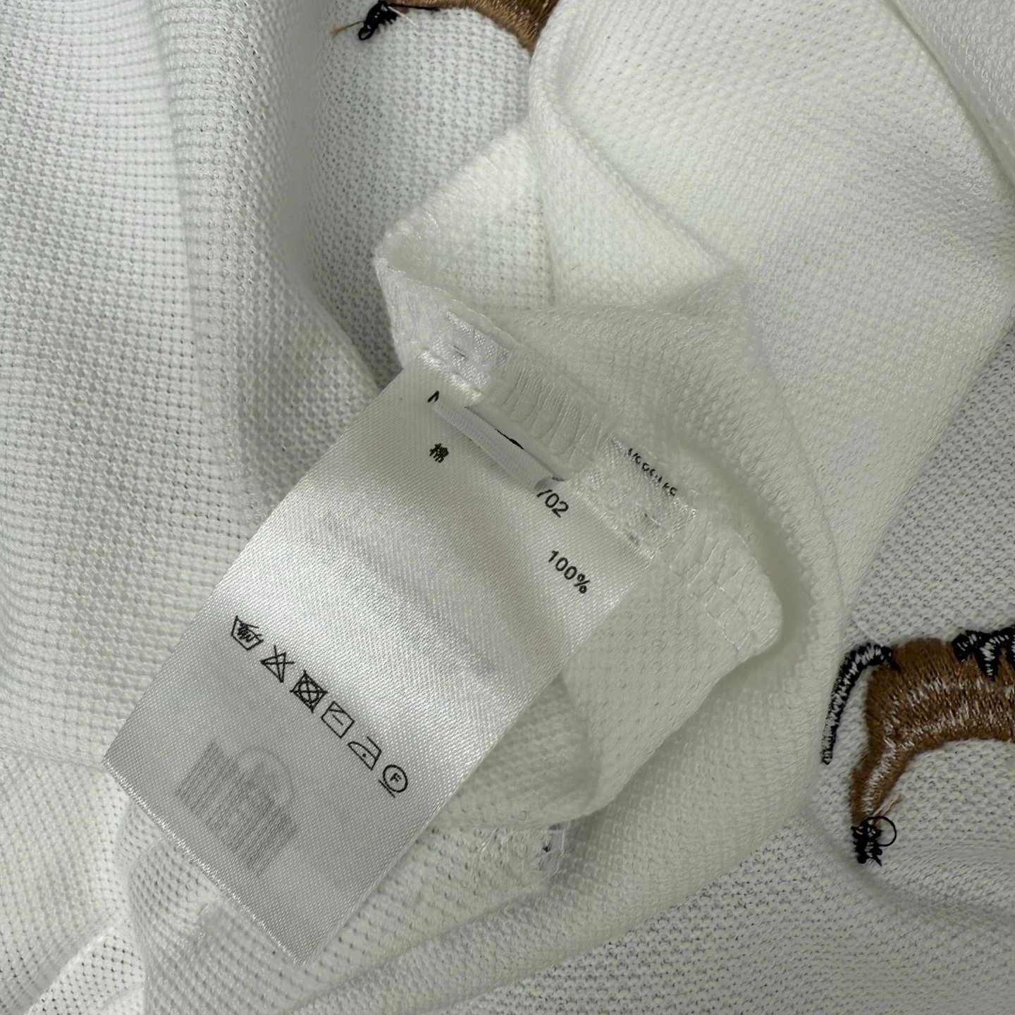 Thom Browne Horse-Embroidered Gray Piqué Polo Polo Shirt - 36
