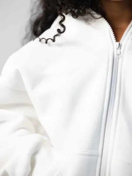 Design Oversized Zip-Up Hoodie and Jogger Set Gray - 6