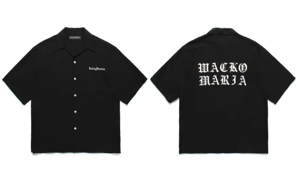 Design Wacko Maria Cutley Parties Shirt Black Shirt - 1