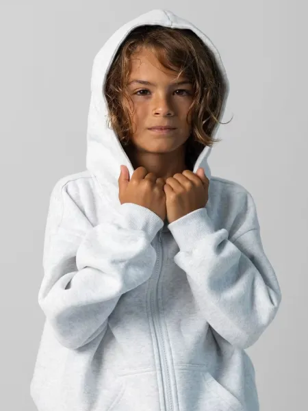Design Oversized Zip-Up Hoodie and Jogger Set Gray - 14