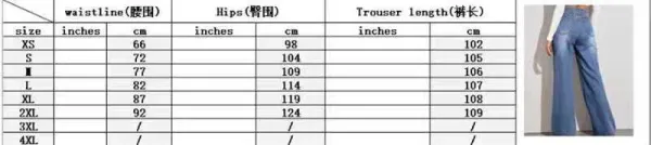 Design Wide-Leg High-Waisted Blue Jeans with White Long-Sleeve Crop Top - 2