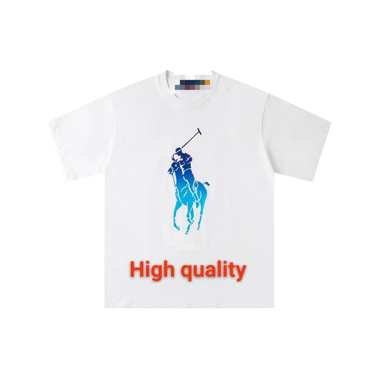 Polo Ralph Lauren Gradient Polo Player T-Shirt Black - 4