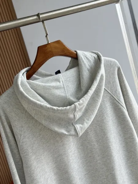 Valentino V Logo Crystal-Embellished Gray Hoodie - 15