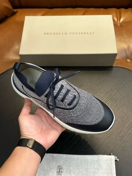 Design Brunello Cucinelli Chunky Sneaker Black Gold Sneakers Chunky Sneakers - 35