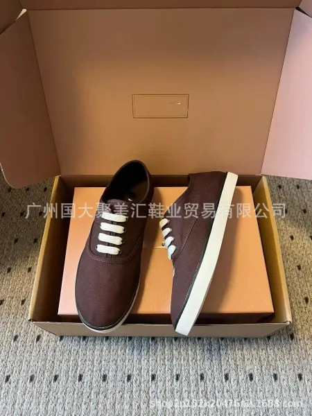 Aimé Leon Dore Canvas Sneakers Beige Canvas Shoes - 6