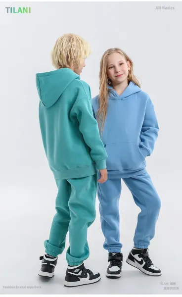 Design Oversized Hoodie and Sweatpants Set Sage Green Casual Set - 14