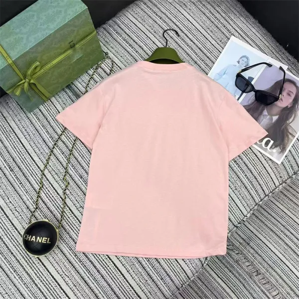 Gucci Logo Print Pink T-Shirt - 8