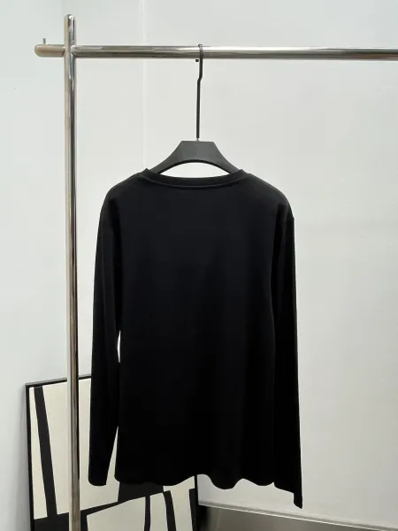 Alexander Wang Wa9 Embellished Black Long-Sleeve T-Shirt - 6