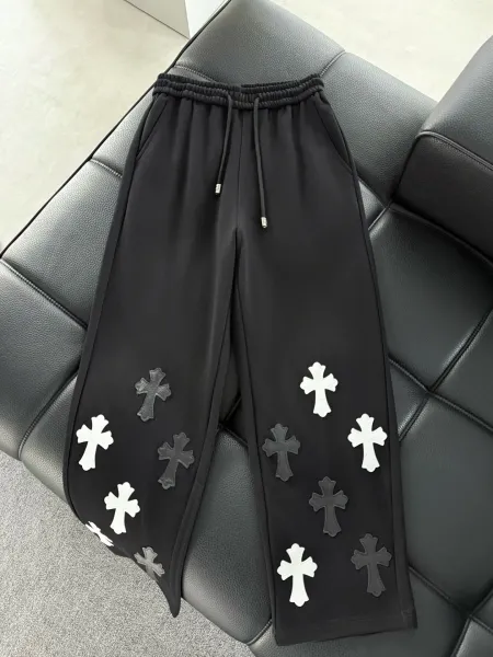 Chrome Hearts Cross-Embellished Black Sweatpants - 15
