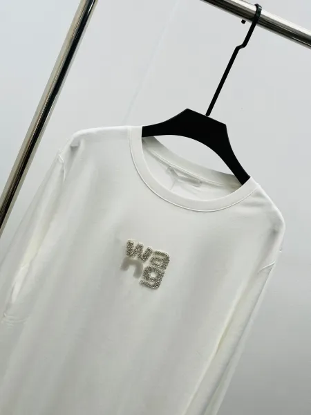 Alexander Wang Wa9 Embellished Black Long-Sleeve T-Shirt - 11
