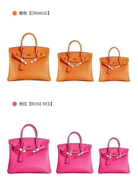 Hermès Birkin Bag Gris Perle Togo Leather Handbag - 32