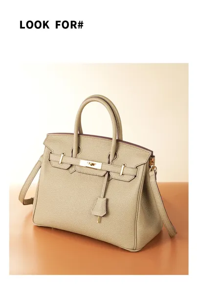 Hermès Birkin Bag Gris Perle Togo Leather Handbag - 13