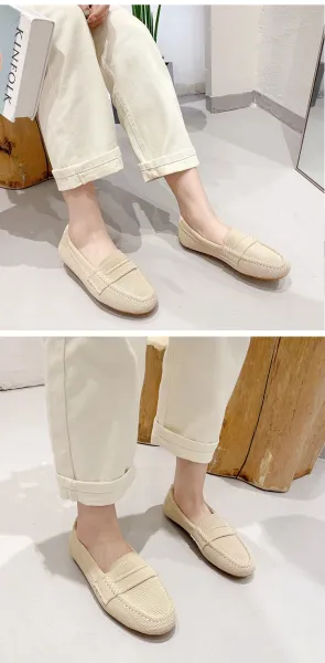 Design Loafers Dusty Rose Mesh Slip-On Casual Shoes - 15