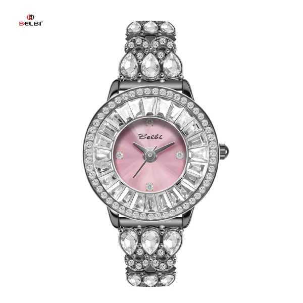 Design Belbi Crystal-Embellished Gold-Tone Quartz Watch Watches - 22