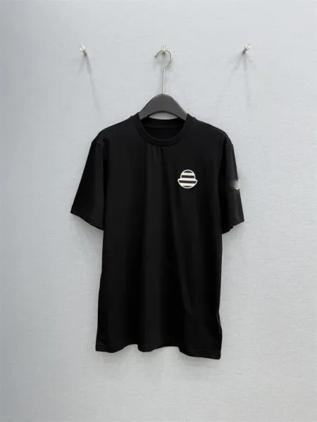 Design Minimalist Stripe Logo Cream T-Shirt - 6