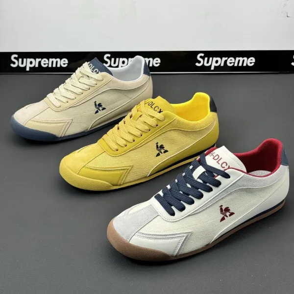Le Coq Sportif Tennis Classic White Navy Red Sneakers - 6