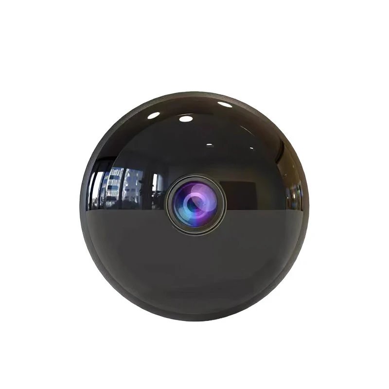 Wireless 4K Security Camera Black Dome Style