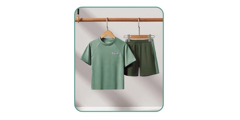 Design Forest Kingdom Sport Set Sage Green Activewear Sets - 9