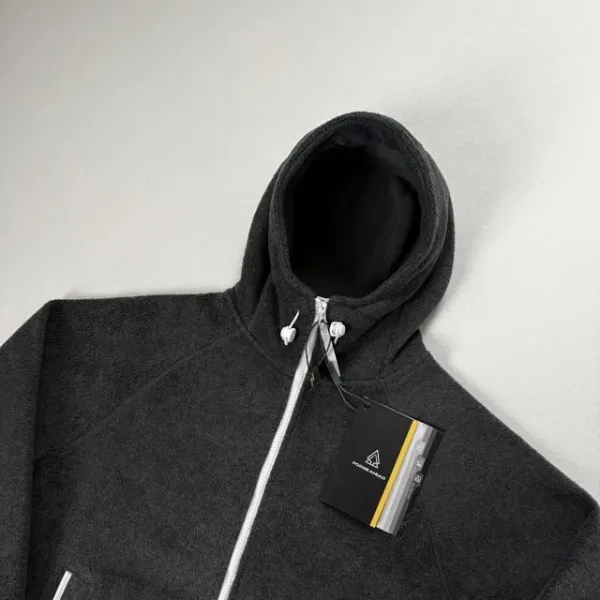 Design Fleece Zip-Up Hoodie Black - 19
