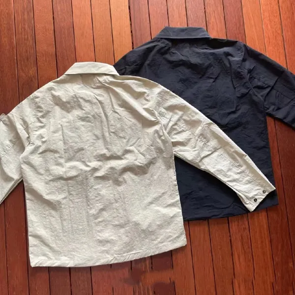 Stone Island Shadow Project G80 Shirt-Jacket Beige and Black Outerwear - 6