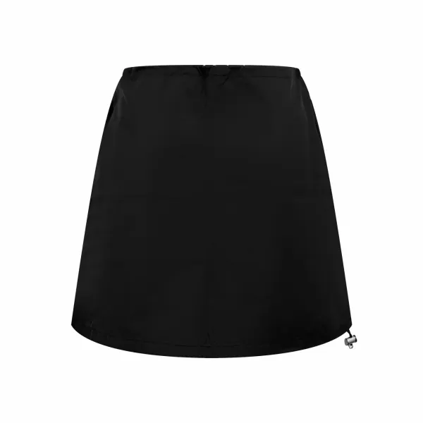 Prada Re-Nylon Drawstring Skirt Black - 4