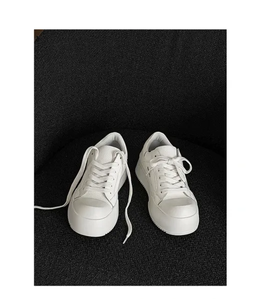 Design Chunky Platform Sneakers White - 25