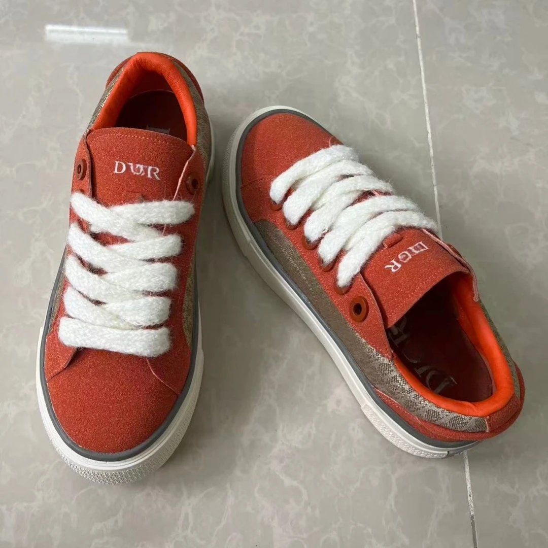 Dior B23 Oblique Monogram Low-Top Sneakers Black / White - 14