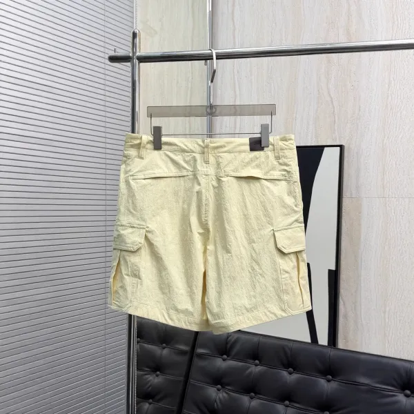 Dior Cargo Shorts Pale Yellow Shorts - 3