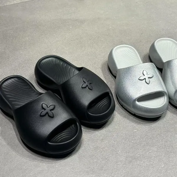 Louis Vuitton Monogram Slide Black Slippers - 12