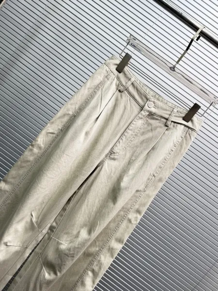 Design Wide-Leg Cargo Pants Brown - 8