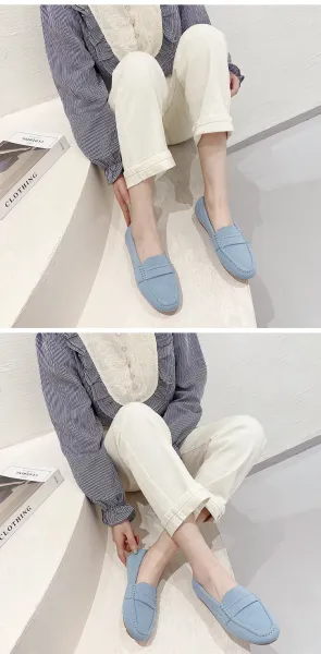 Design Loafers Dusty Rose Mesh Slip-On Casual Shoes - 25