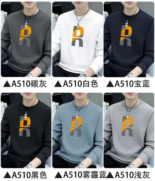 Design Graphic Print Gray Crewneck Sweatshirt Sweater - 3