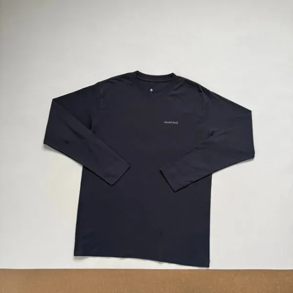 Design Sunscape Graphic Long-Sleeve T-Shirt Navy Blue - 16