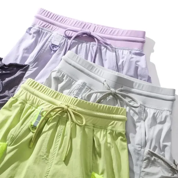 Design Layered Utility Shorts Light Gray - 25