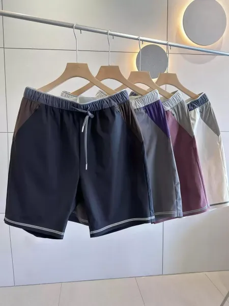 Design Performance Shorts Gray Purple Contrast Shorts - 2