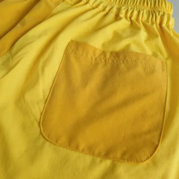 Design Patchwork Utility Shorts Mint Green - 11