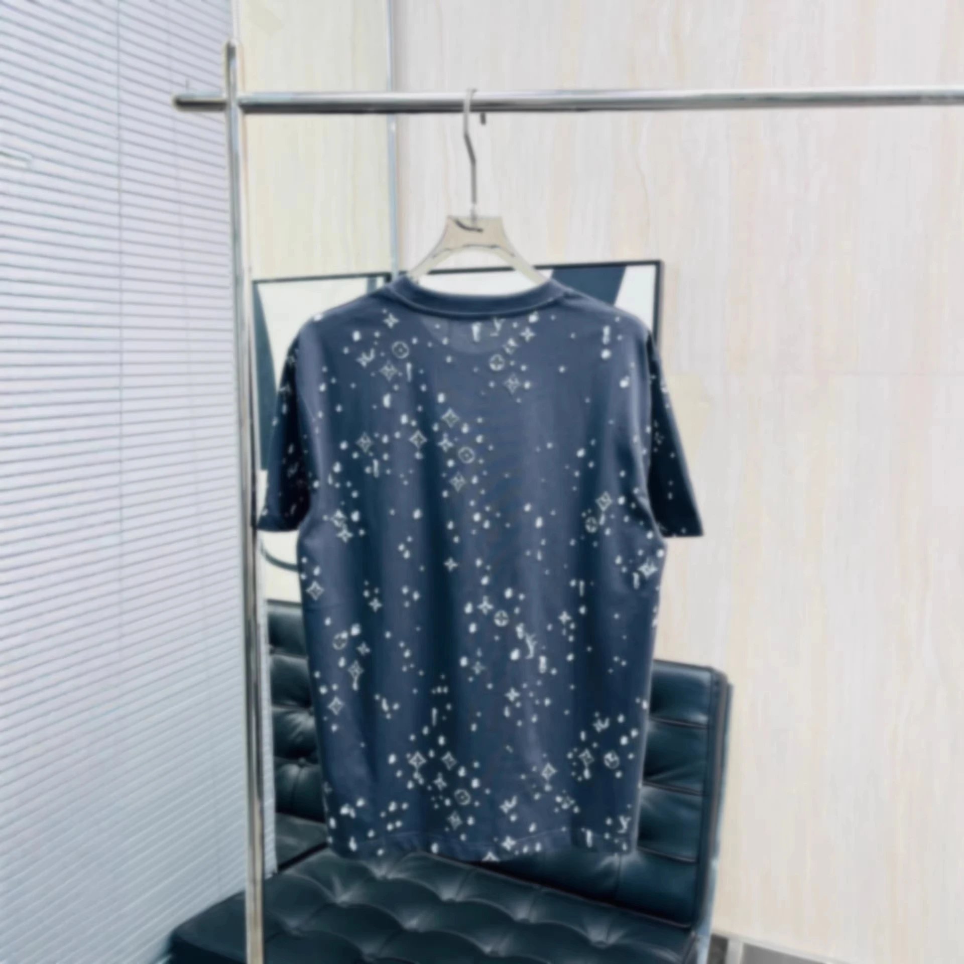 Louis Vuitton Monogram Splash Print T-Shirt Navy - 6